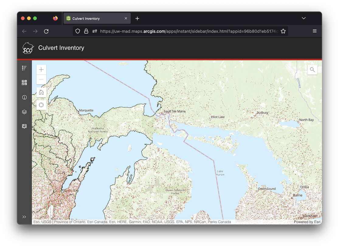 Instant App with initial view centered on navigation boundary.