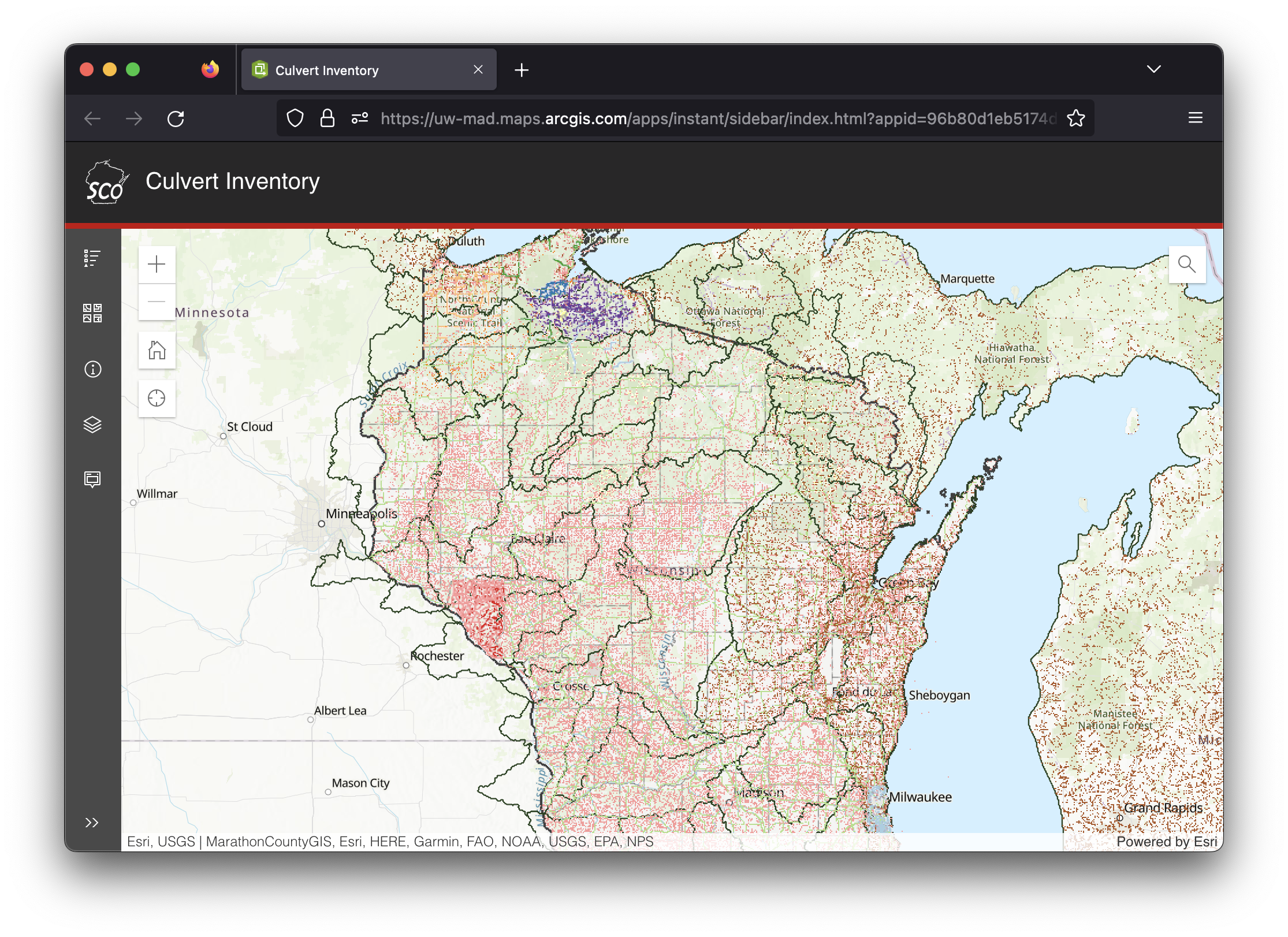 Instant App with initial view centered on navigation boundary.