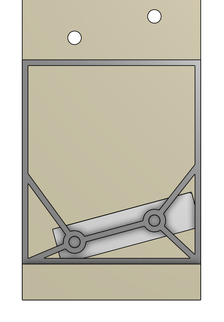 3D model of 3D printed drilling template.